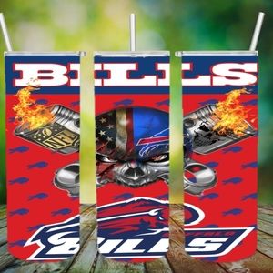 Buffalo Bills football tumbler